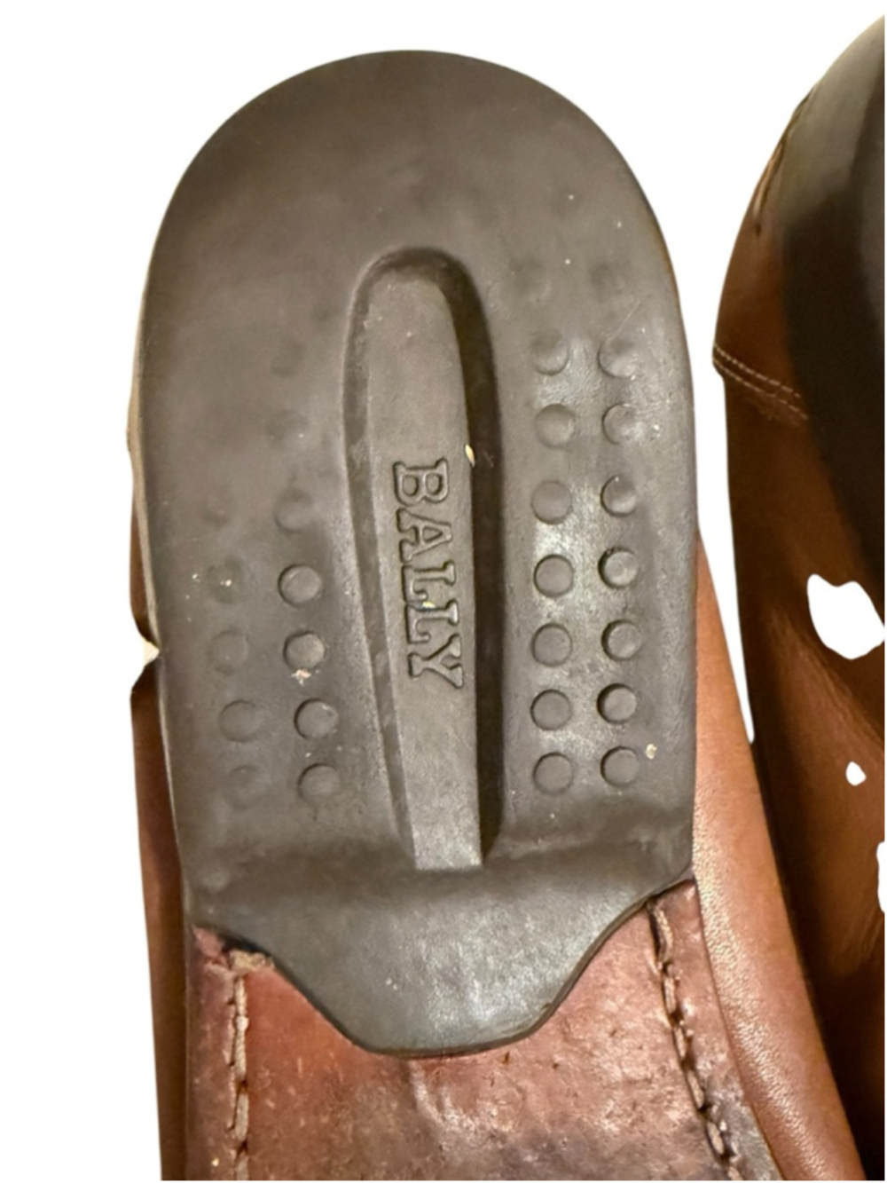 Bally Men’s Kaftan Brown Leather Horsebit Tassel Loafers Made in Italy Sz 11 - Picture 9 of 10